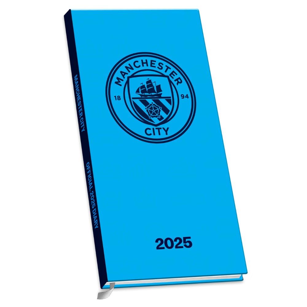 Manchester City FC Slim 2025 Diary