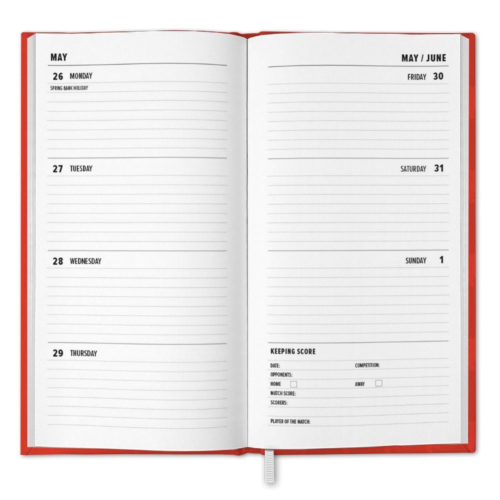 Manchester United FC Slim 2025 Diary