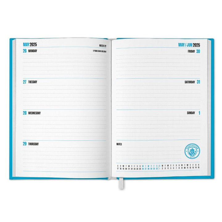 Manchester City FC A5 2025 Diary