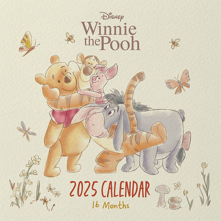 Winnie The Pooh Square 2025 Calendar