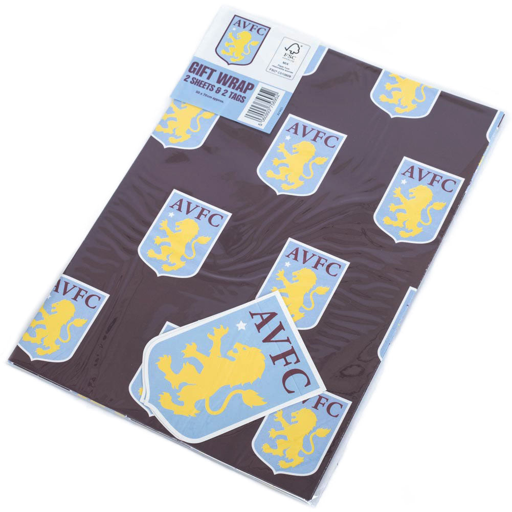 Aston Villa FC Gift Wrap