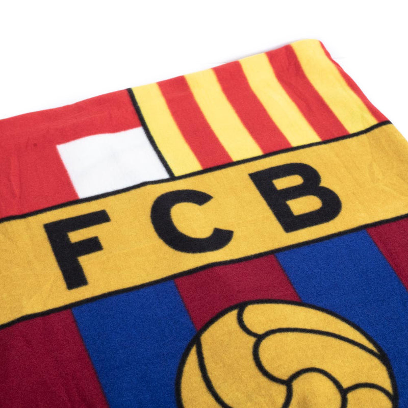 FC Barcelona Logo Fleece Blanket, alternate view