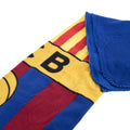 FC Barcelona Logo Fleece Blanket, side angle