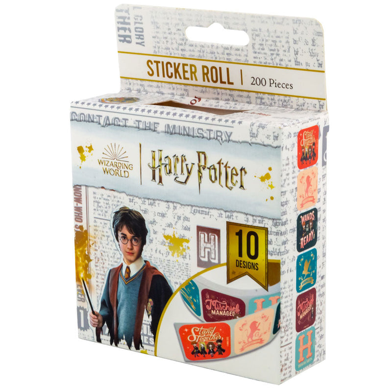 Harry Potter 200 Piece Sticker Box, side angle