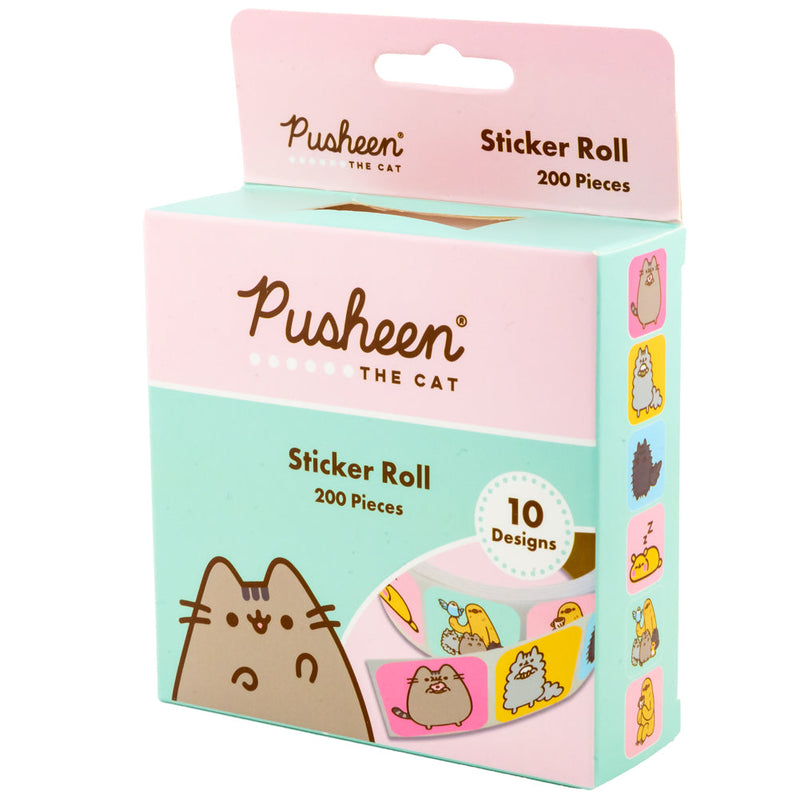 Pusheen 200 Piece Sticker Box, side angle