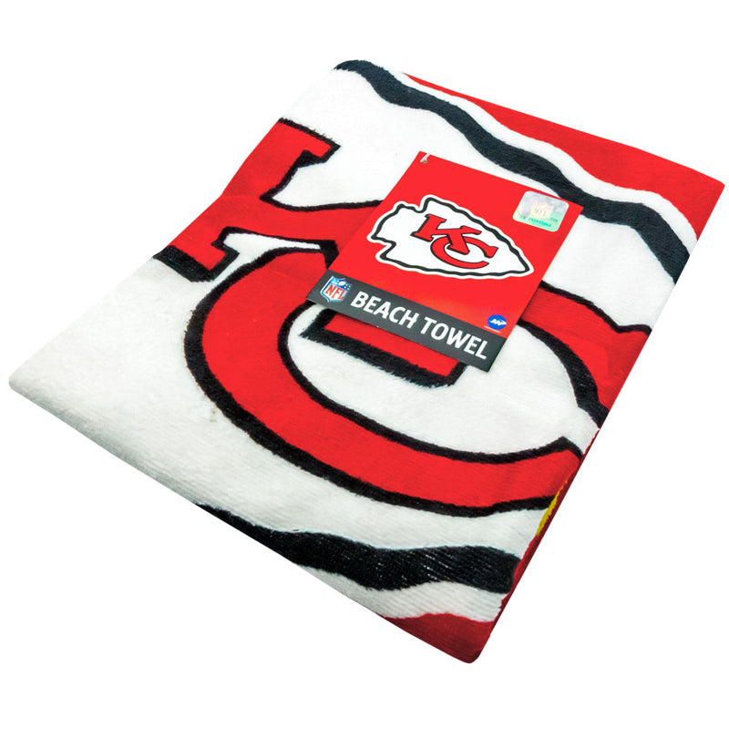 Kansas City Chiefs Stripe Towel, alternate view