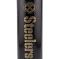Pittsburgh Steelers Steel Water Bottle, side angle