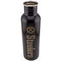 Pittsburgh Steelers Steel Water Bottle, close-up detail