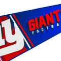 New York Giants Classic Felt Pennant, close-up detail