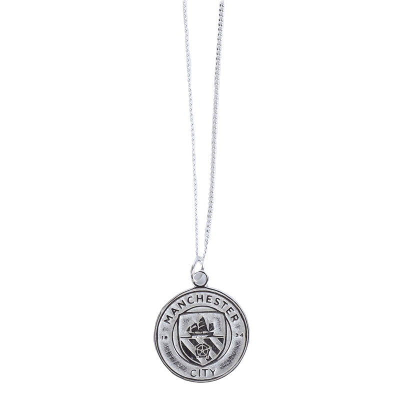 Manchester City FC Sterling Silver Pendant & Chain, alternate view