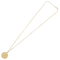 Celtic FC 18ct Gold Plated on Silver Pendant & Chain, side angle