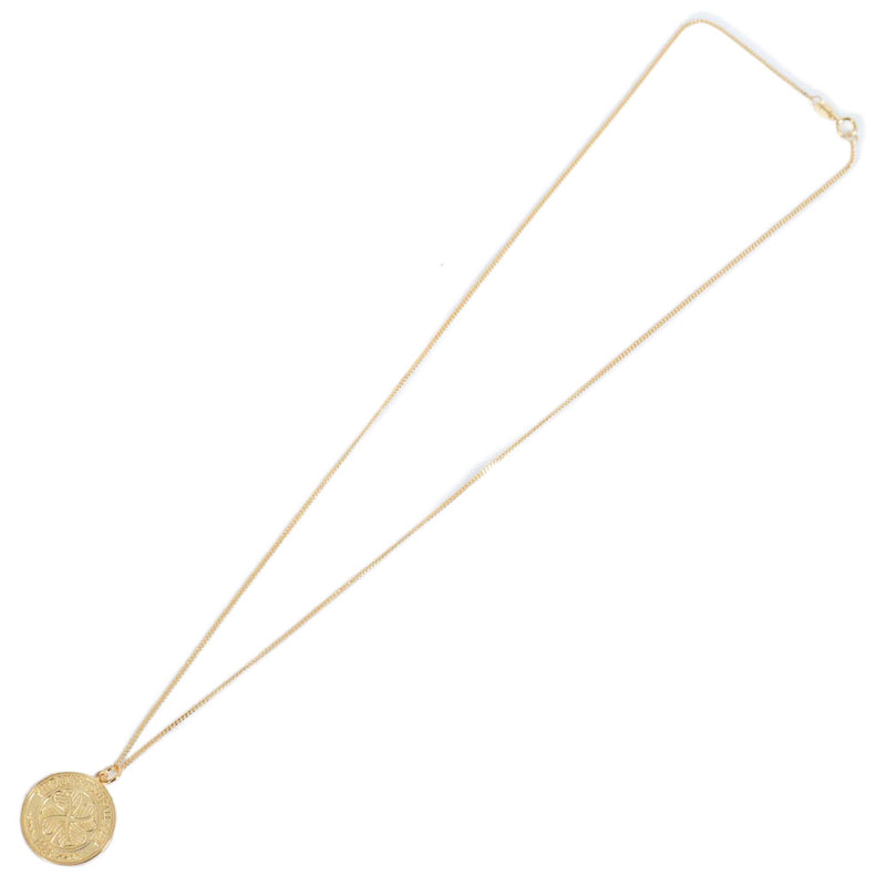 Celtic FC 18ct Gold Plated on Silver Pendant & Chain, side angle