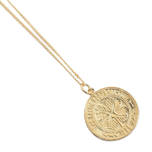 Celtic FC 18ct Gold Plated on Silver Pendant & Chain collectible from Infinity Collectables 2026
