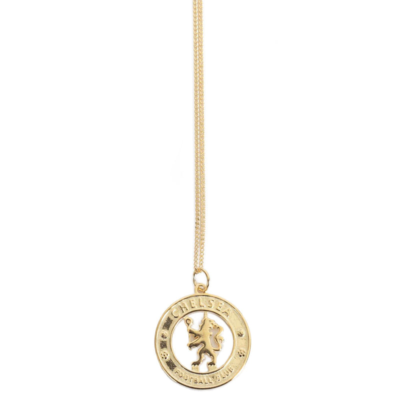 Chelsea FC 18ct Gold Plated on Silver Pendant & Chain, alternate view