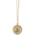 Manchester City FC 18ct Gold Plated on Silver Pendant & Chain, alternate view