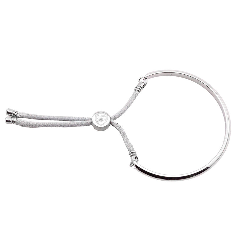Arsenal FC Ladies Rope Bangle, side angle