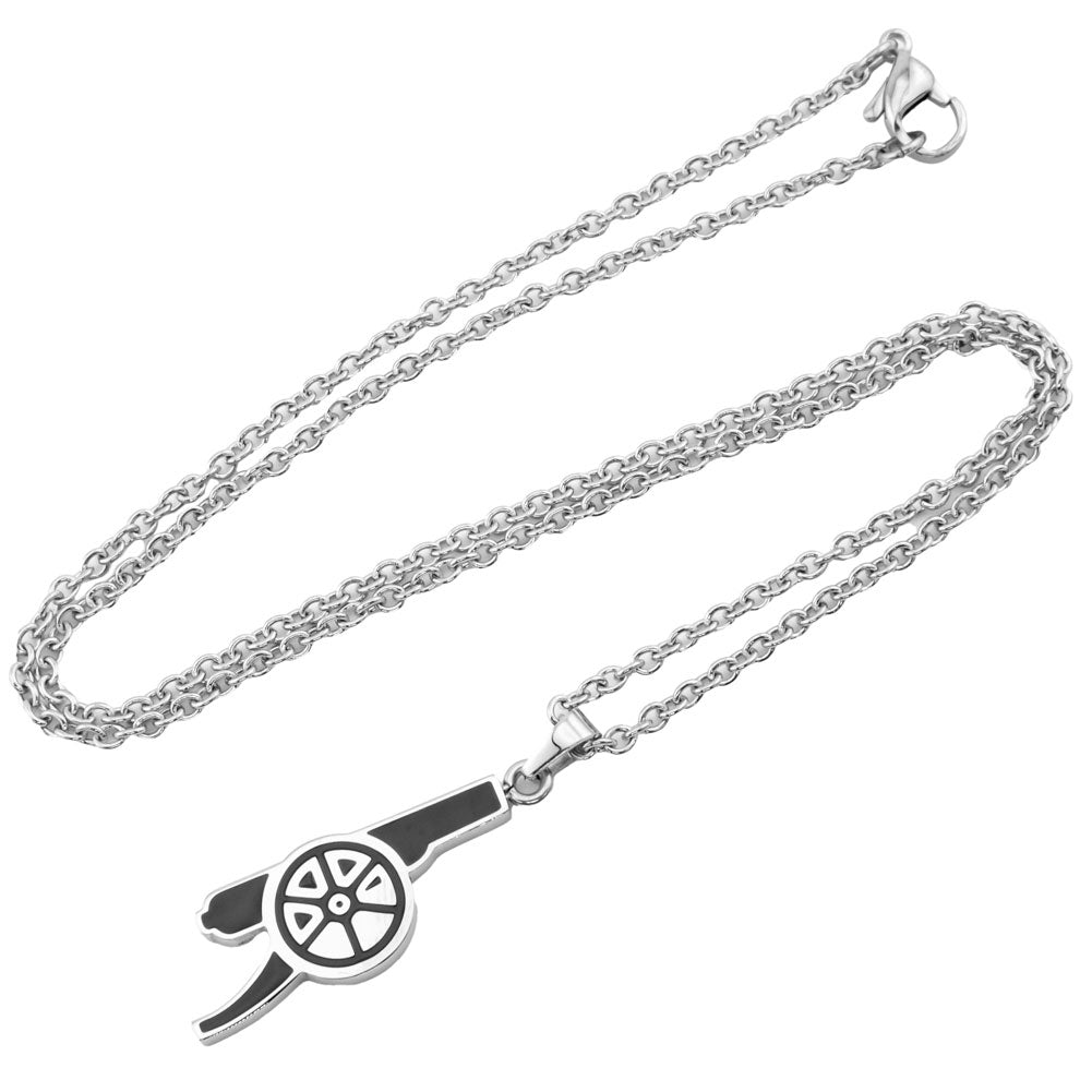 Arsenal FC Colour Cannon Pendant & Chain