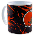 Cleveland Browns Camo Mug, side angle