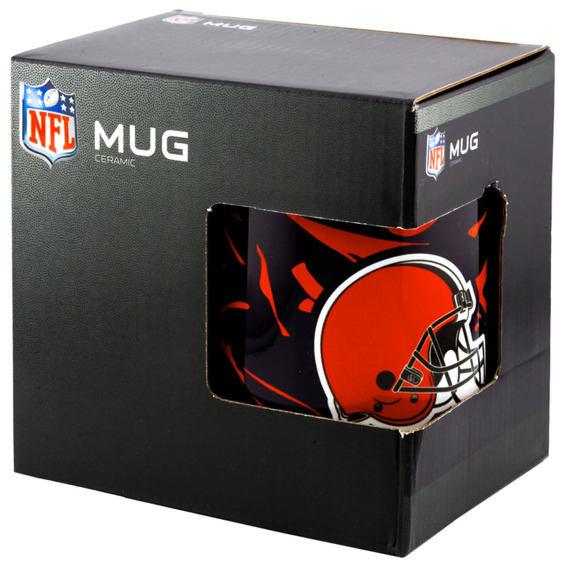 Cleveland Browns Camo Mug, close-up detail
