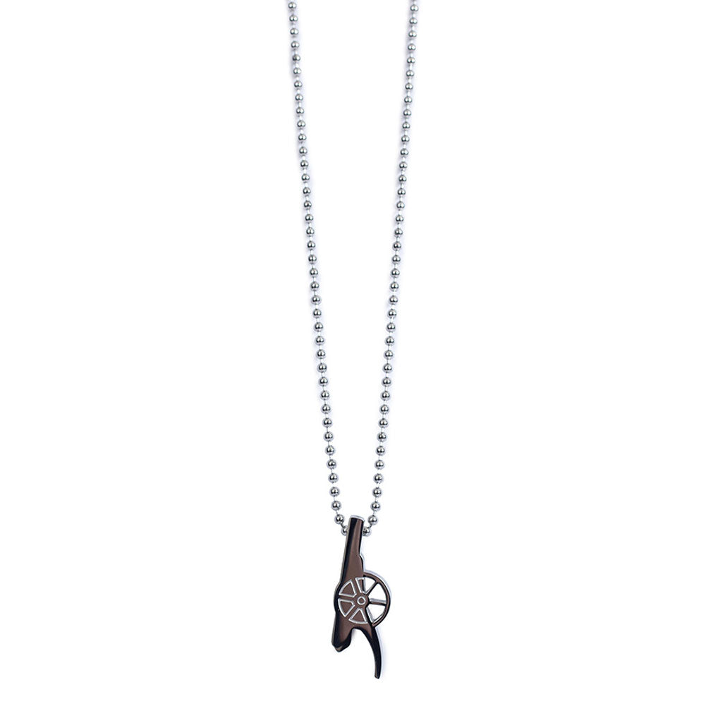 Arsenal FC Stainless Steel Cannon Pendant & Chain