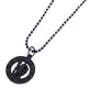 Chelsea FC Black Plated Pendant & Chain