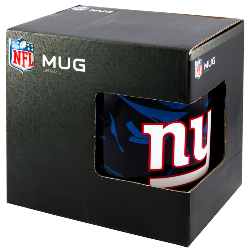 New York Giants Camo Mug, close-up detail