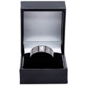 Chelsea FC Black Ceramic Ring Medium, side angle