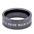 Liverpool FC Black Ceramic Ring Large, alternate view