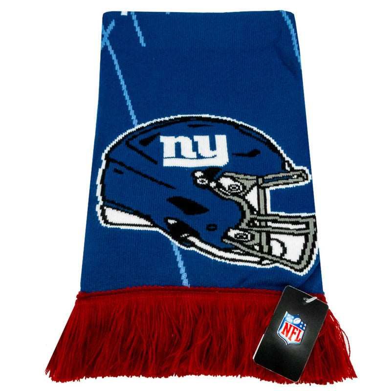 New York Giants HD Jacquard Scarf, close-up detail