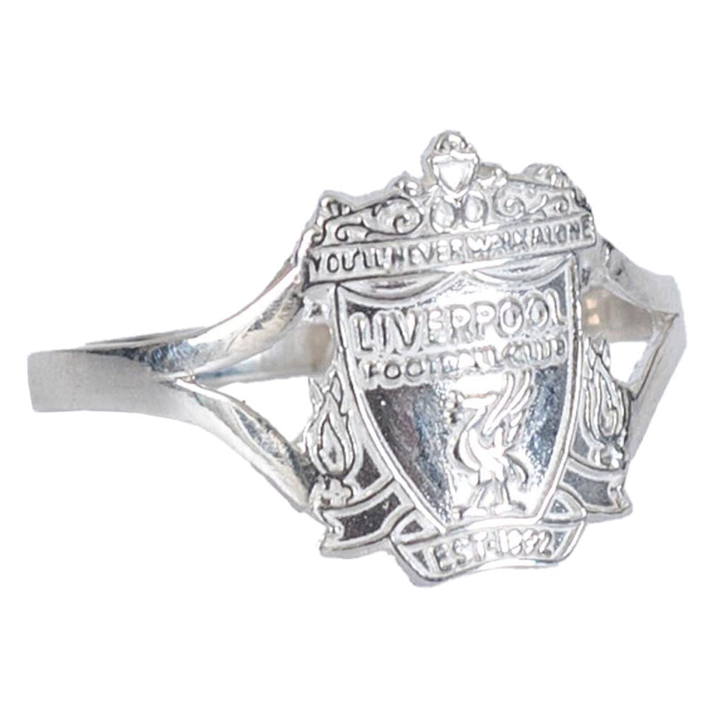 Liverpool FC Sterling Silver Split Shank Ring Small, alternate view