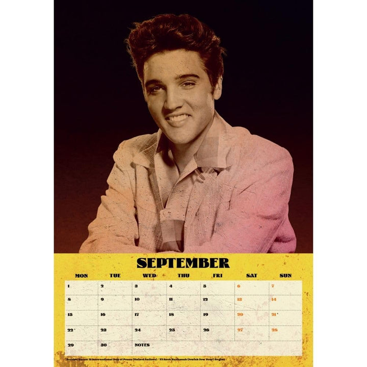 Elvis Presley A3 2025 Calendar