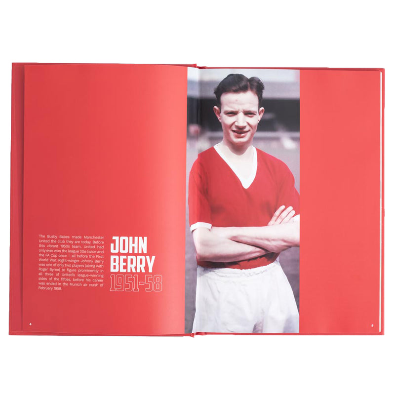 Manchester United Magnificent Number 7s Book, close-up detail