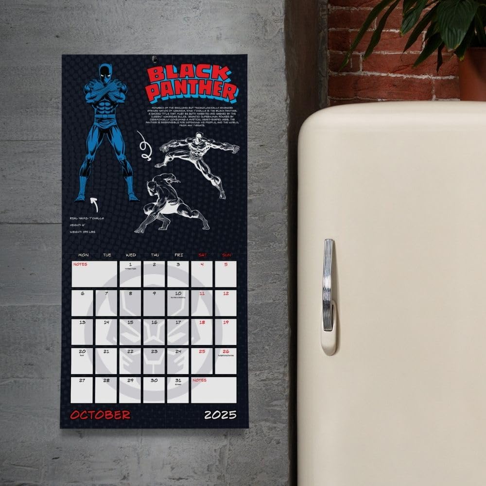 Marvel Comics Square 2025 Calendar