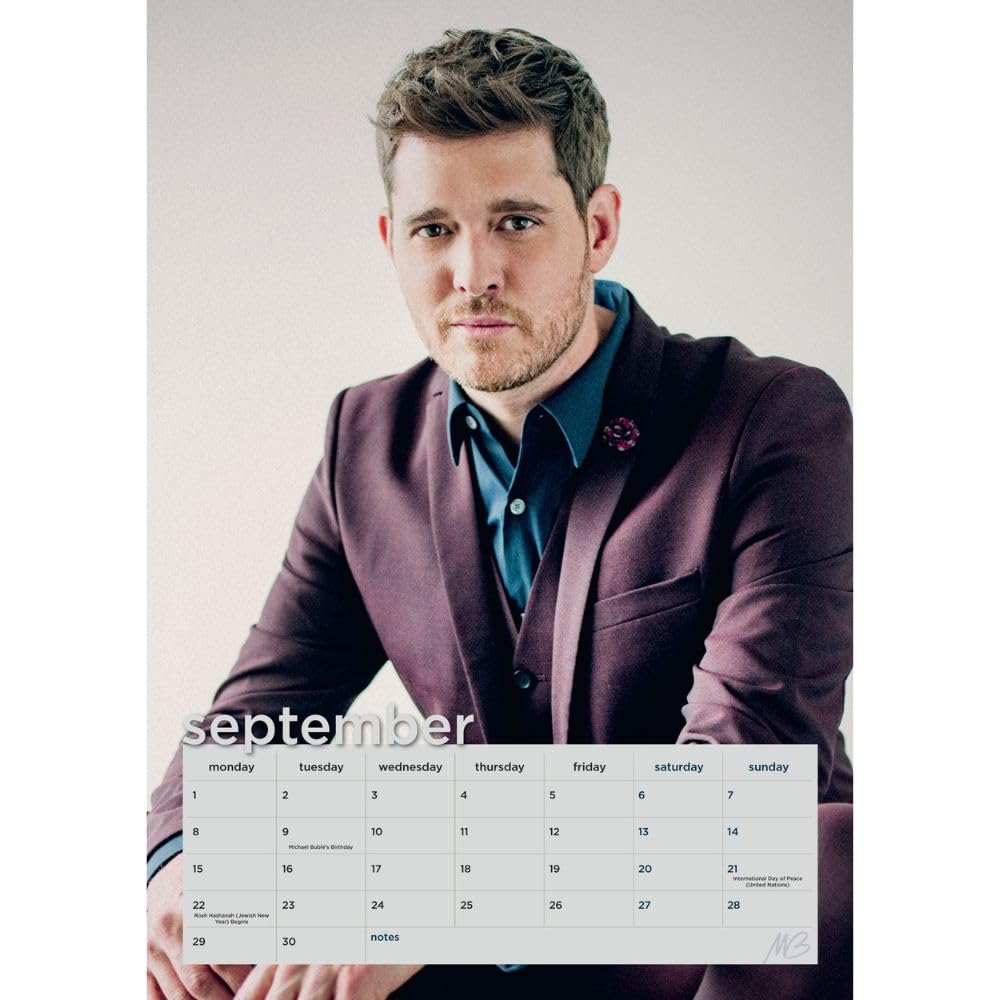 Michael Buble A3 2025 Calendar