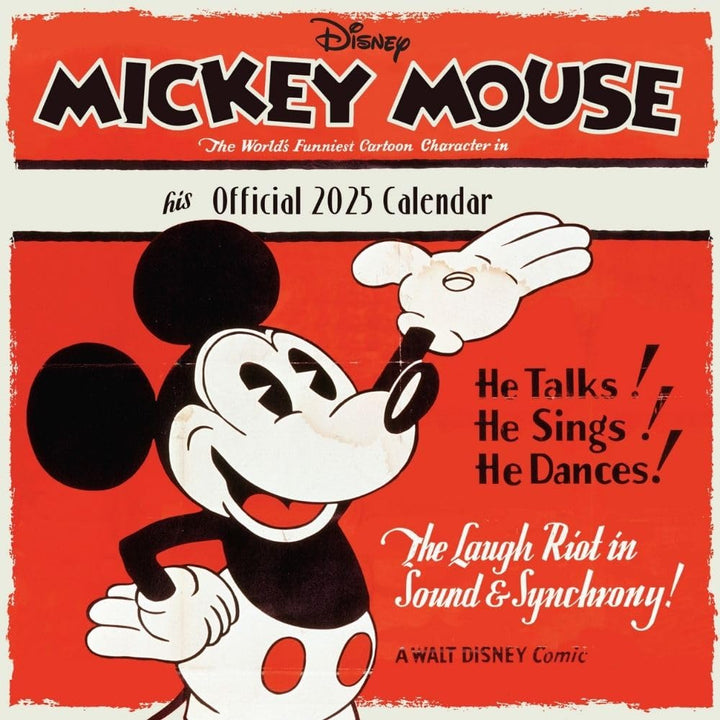 Mickey Classic 90th Anniversary Square 2025 Calendar