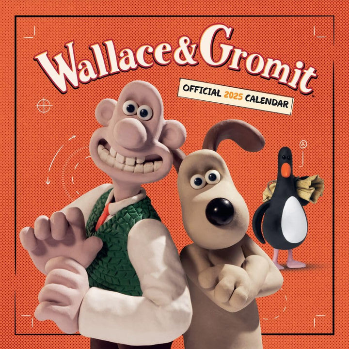 Wallace & Gromit Square 2025 Calendar