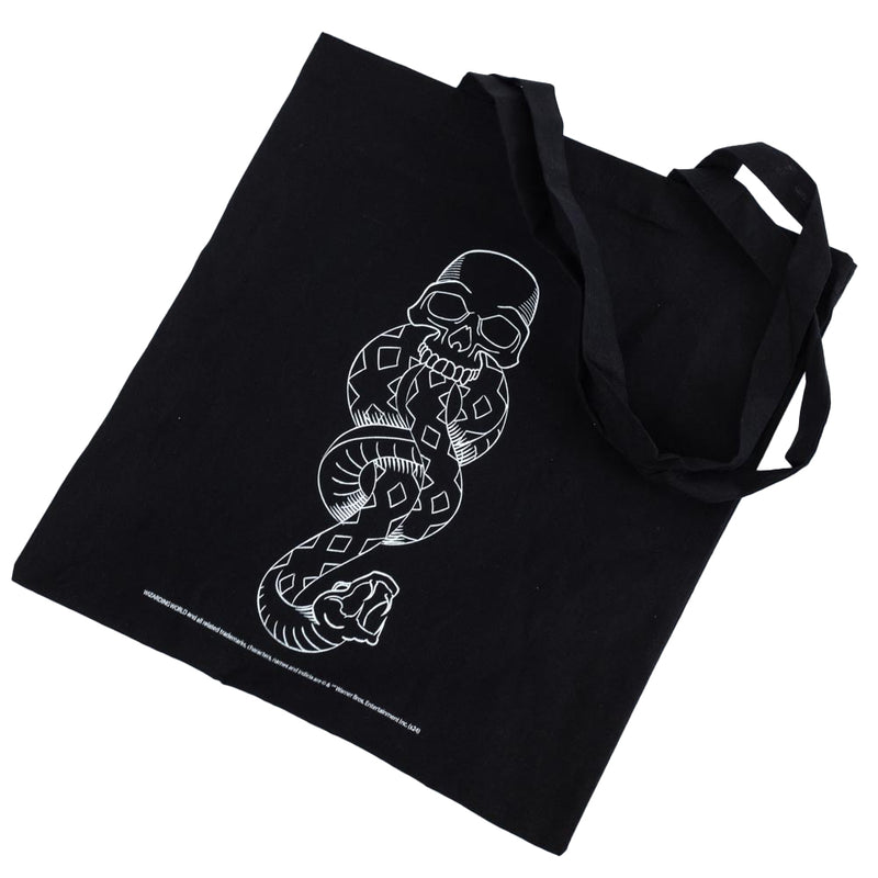 Harry Potter Dark Mark Canvas Tote Bag, side angle