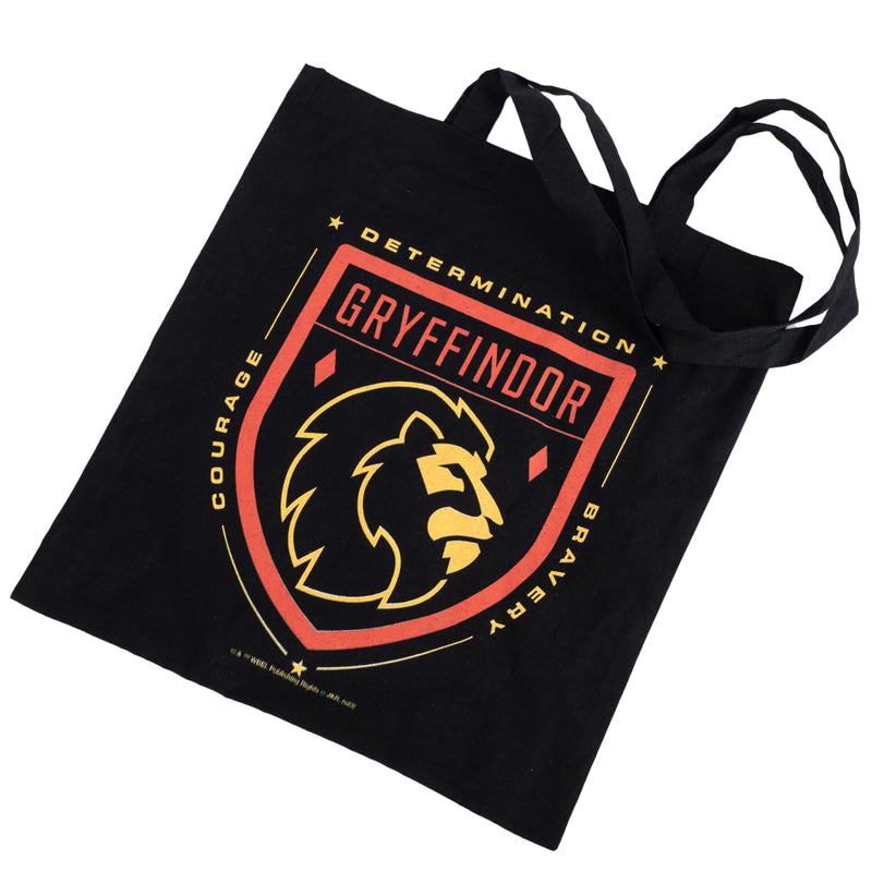 Harry Potter Gryffindor Canvas Tote Bag, side angle