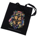 Harry Potter Hogwarts Crest Canvas Tote Bag, side angle