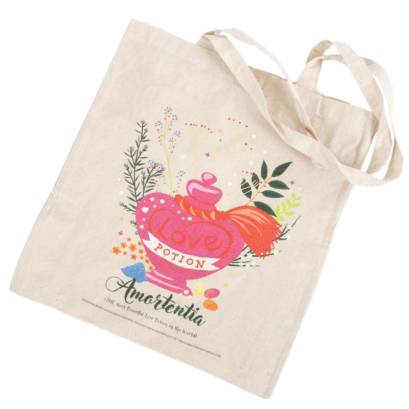 Harry Potter Love Potion Canvas Tote Bag, side angle