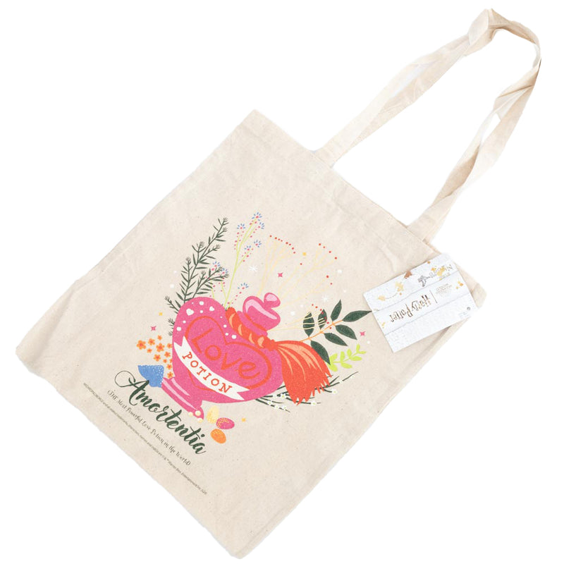 Harry Potter Love Potion Canvas Tote Bag, close-up detail