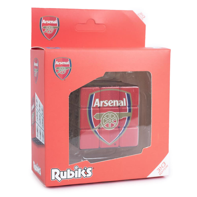 Arsenal FC Rubiks Cube, close-up detail