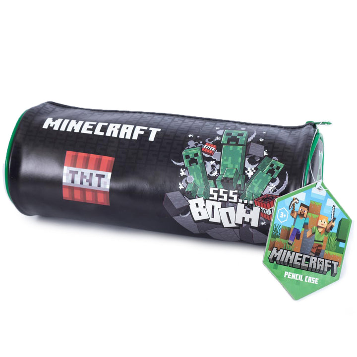 Official Minecraft Barrel Pencil Case