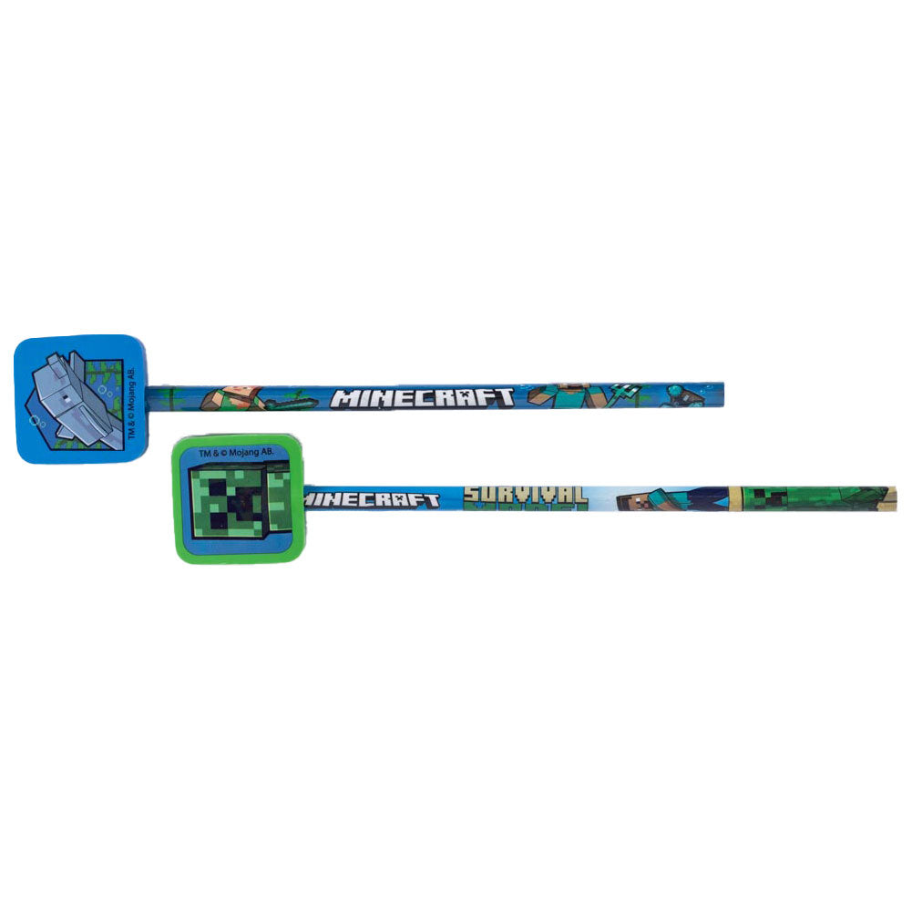 Official Minecraft Pencil & Topper Set