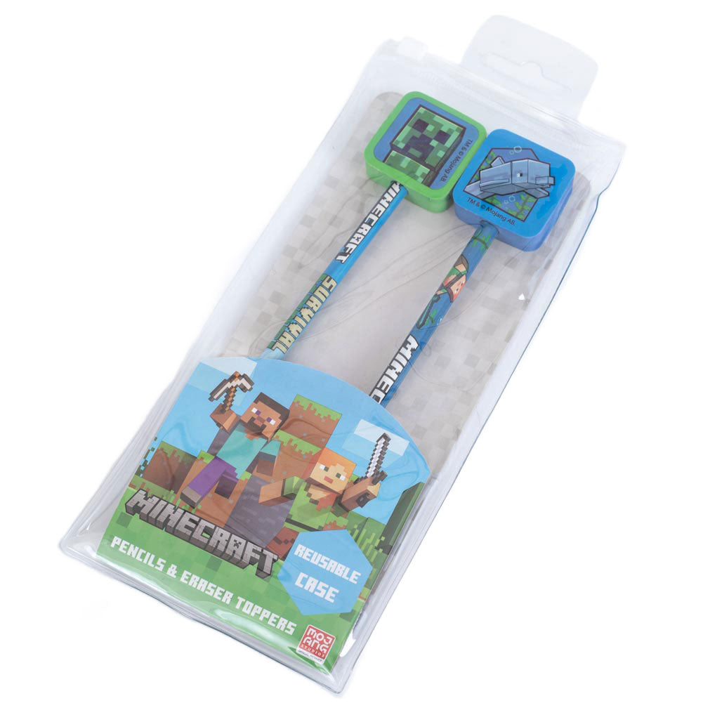 Official Minecraft Pencil & Topper Set