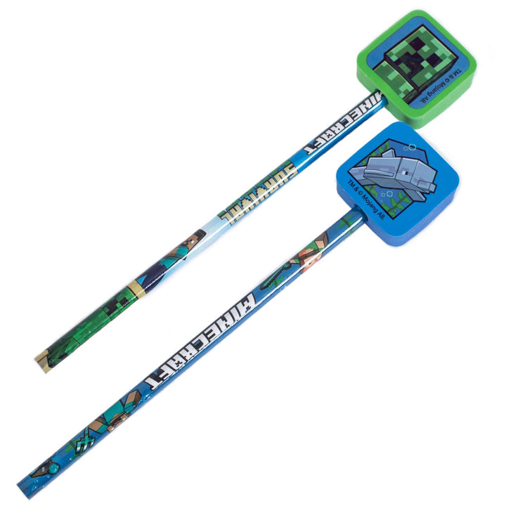 Official Minecraft Pencil & Topper Set