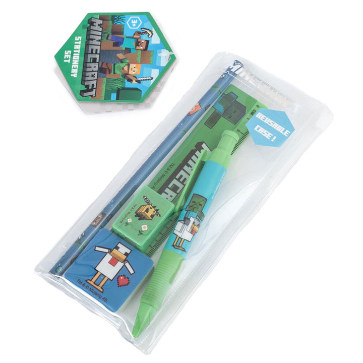 Minecraft 5-Piece Stationery Set