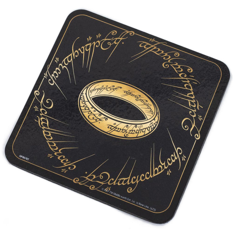 The Lord Of The Rings Mug & Coaster Set, side angle