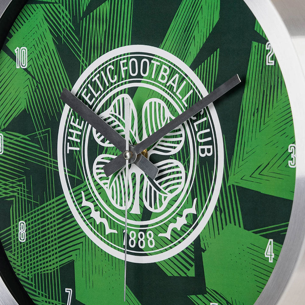 Celtic Geo Metal Wall Clock