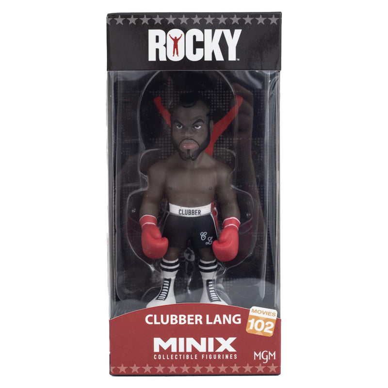 Rocky MINIX Figure Clubber Lang, in display